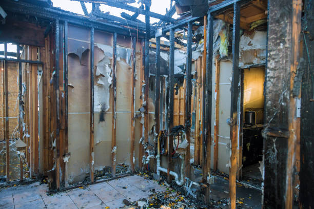 Professional Smoke Damage Removal technician working in McDade, TX